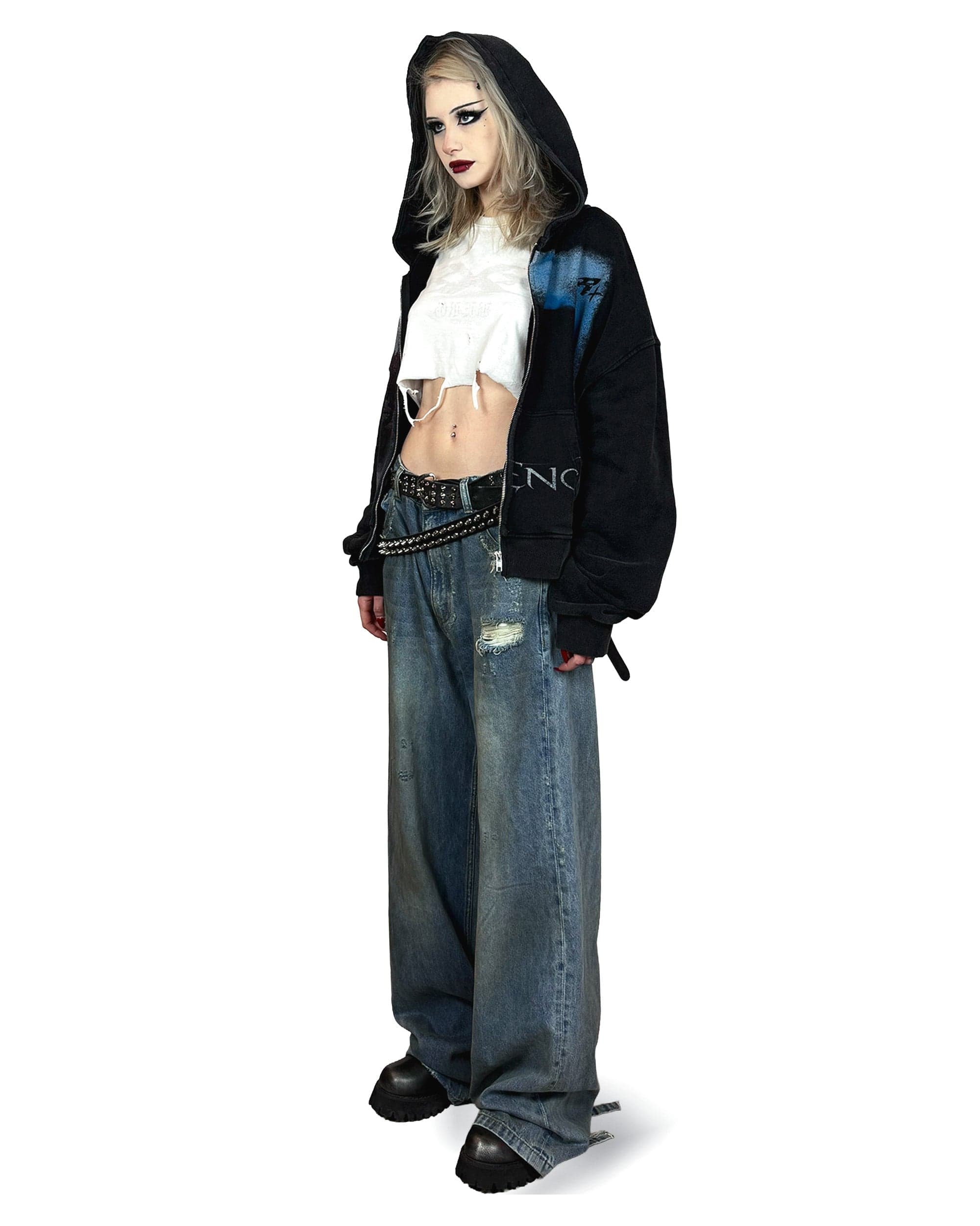 VIOLENCE DENIM PANTS | UNISEX - Image 6