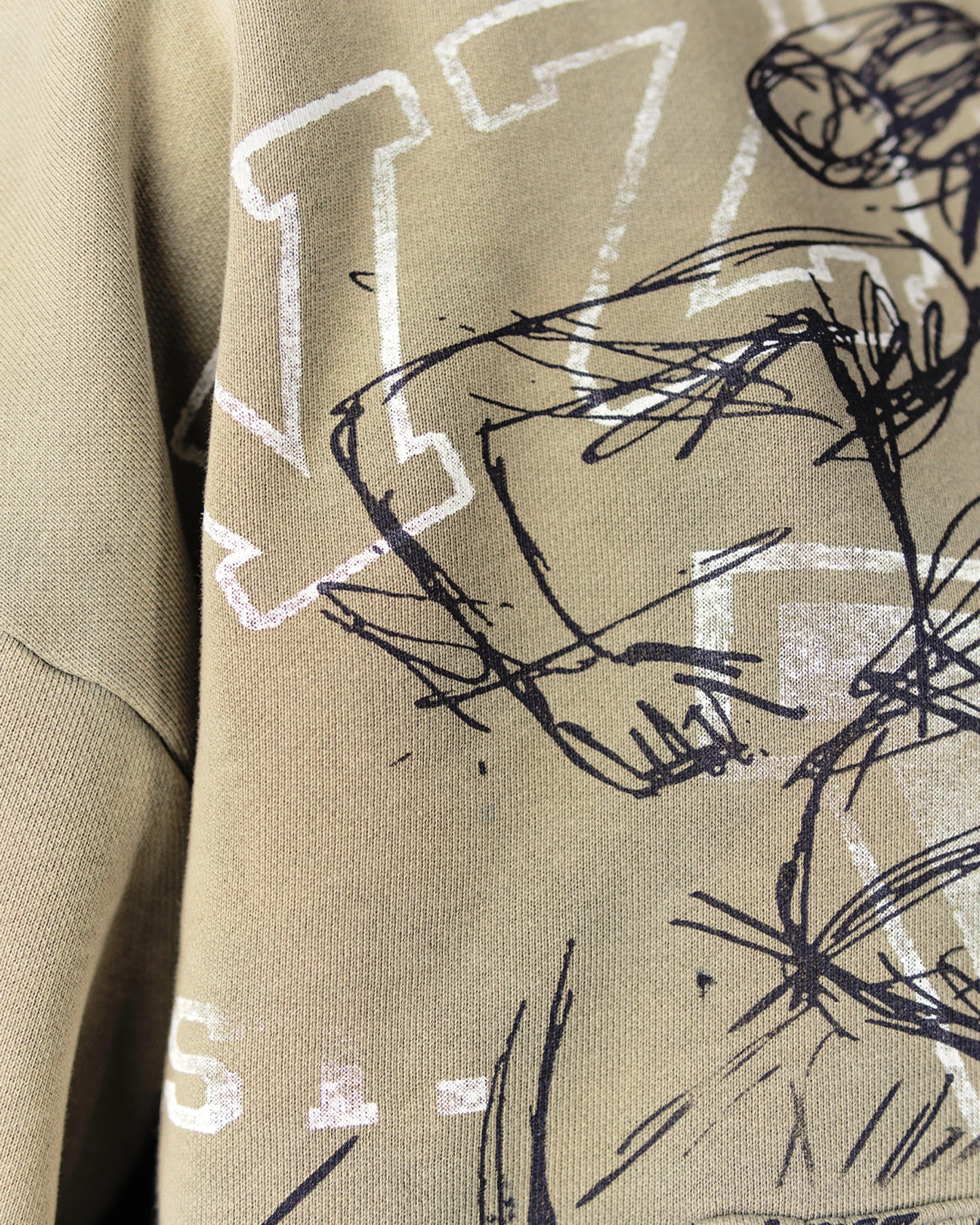Visionary Club "Sandstorm Grey" Boxy Oversized Zip Up Jacket - Image 6