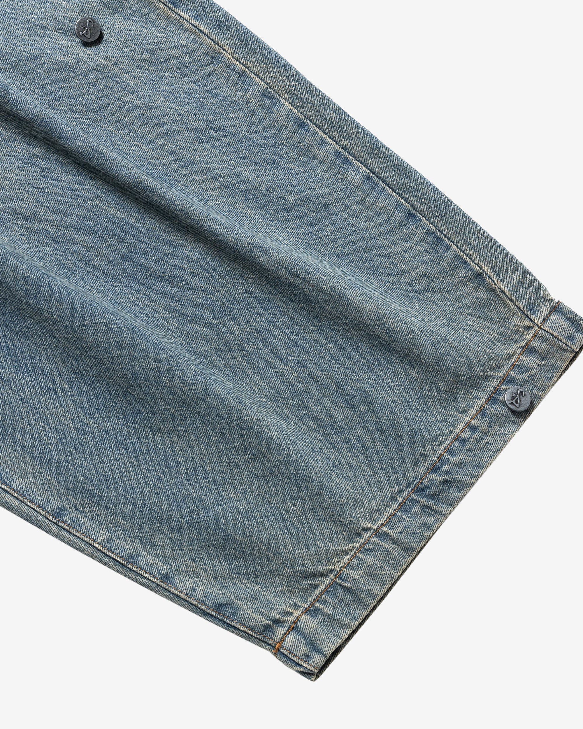Washed Indigo Triptych Japanese Denim - Image 22