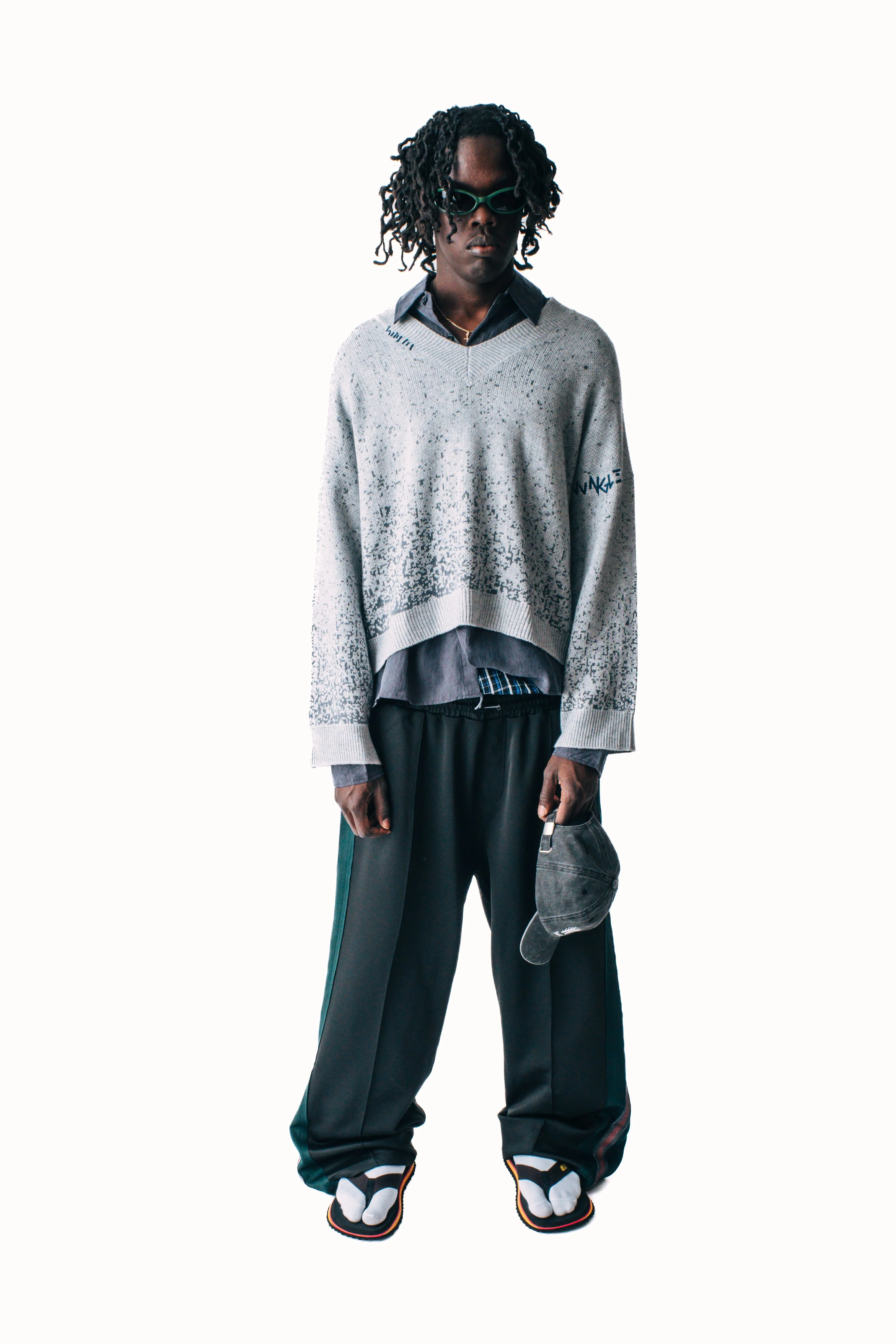 WEAVE TRIM PINTUCK PANTS - Image 16