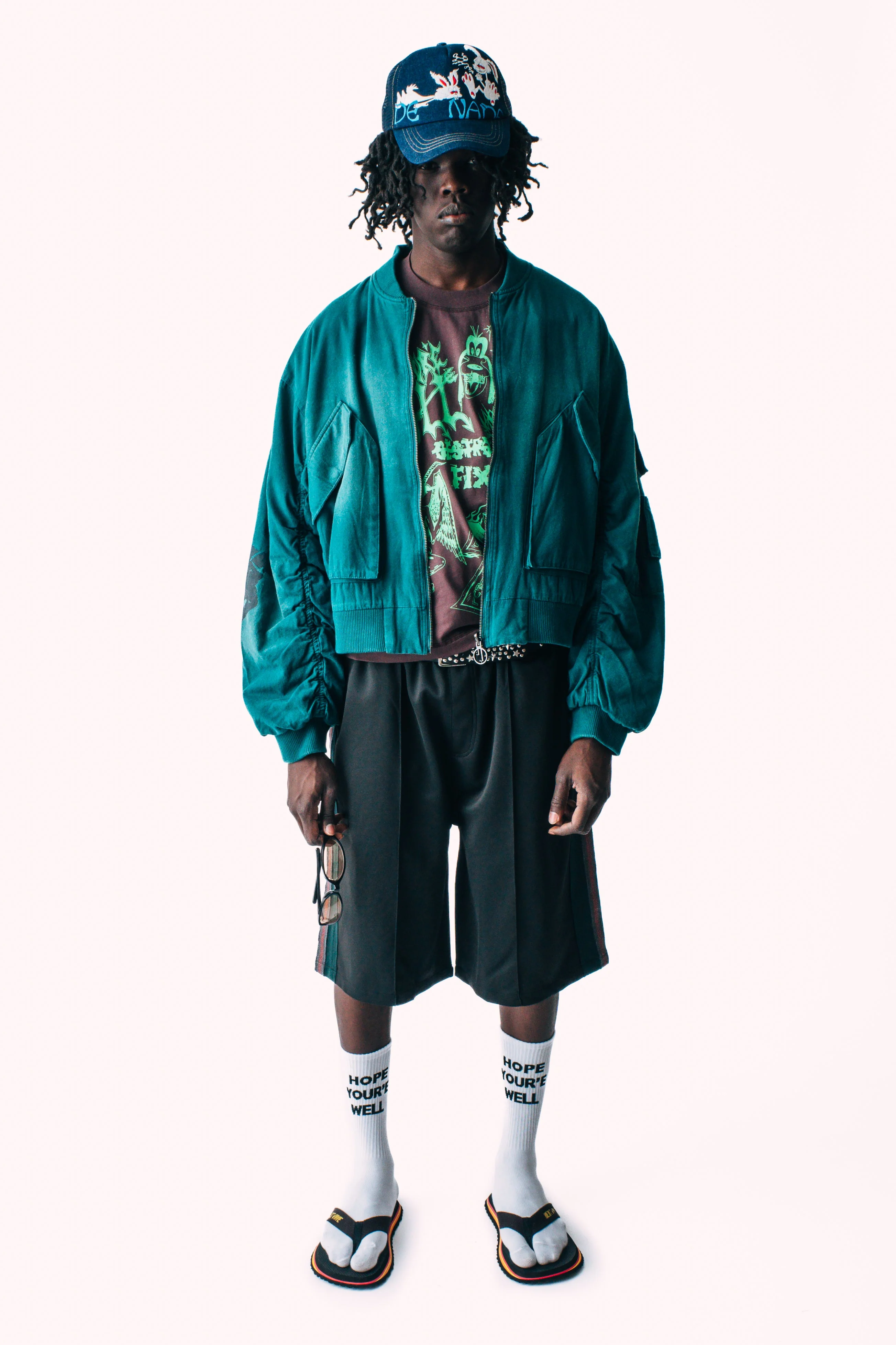 WEAVE TRIM PINTUCK SHORTS - Image 7