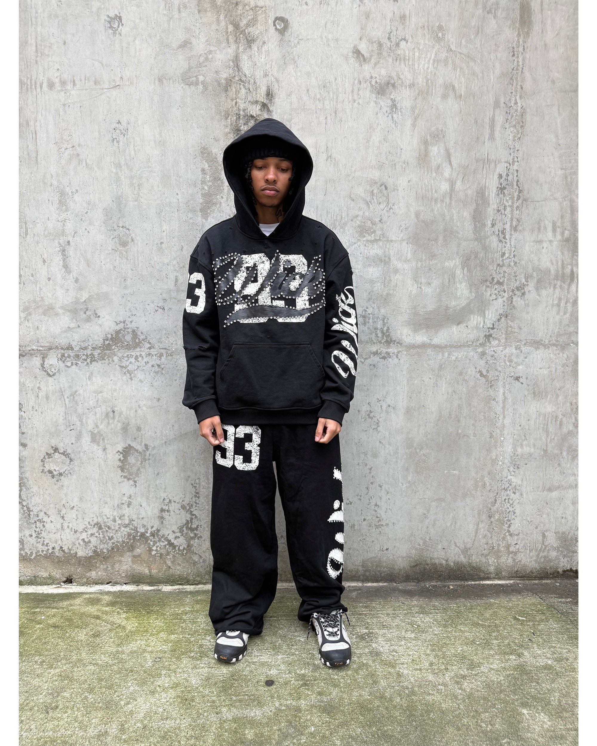WICK 93 Hoodie - Black - Image 3