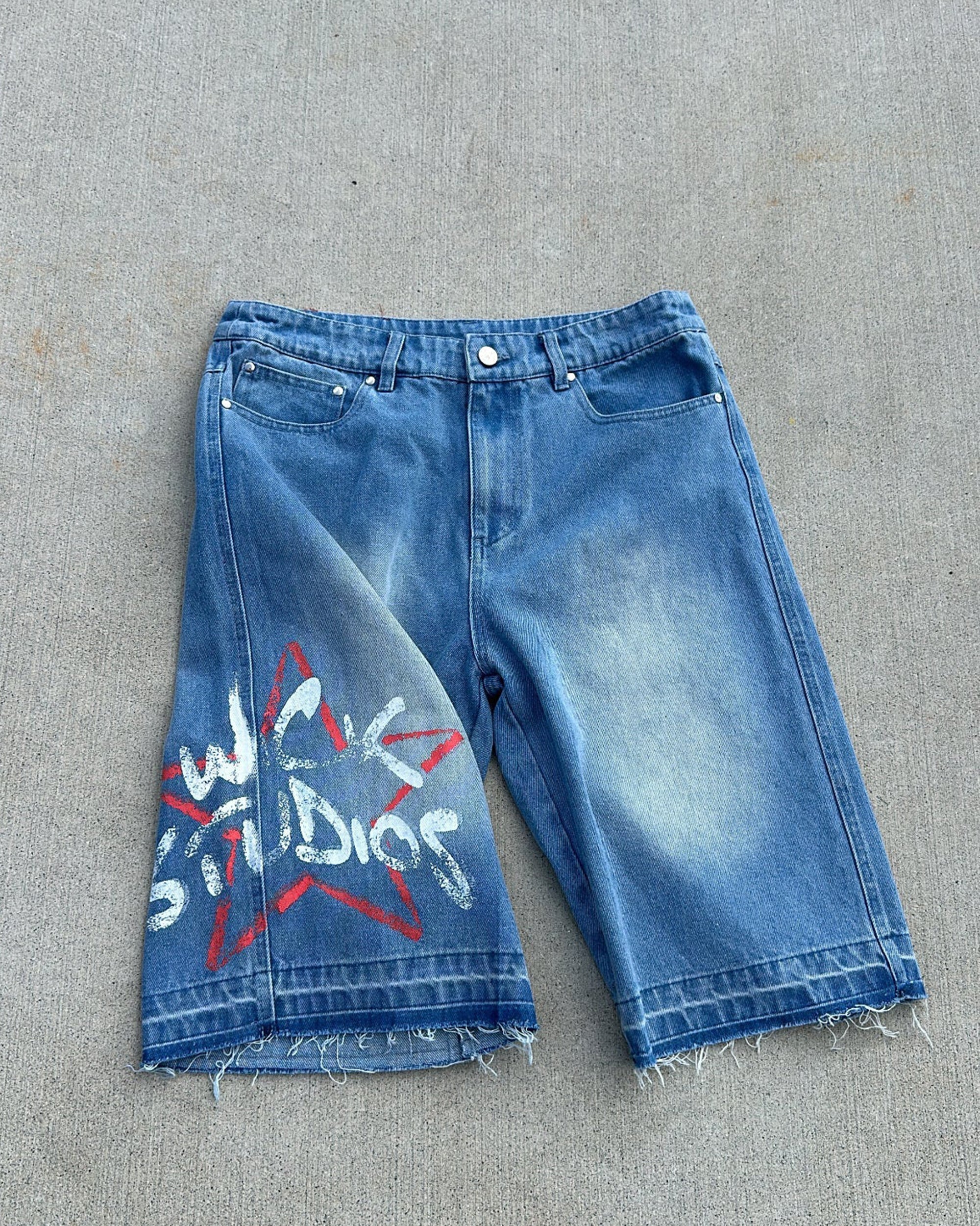 WICK STUDIOS JORTS (BLUE) - Image 3