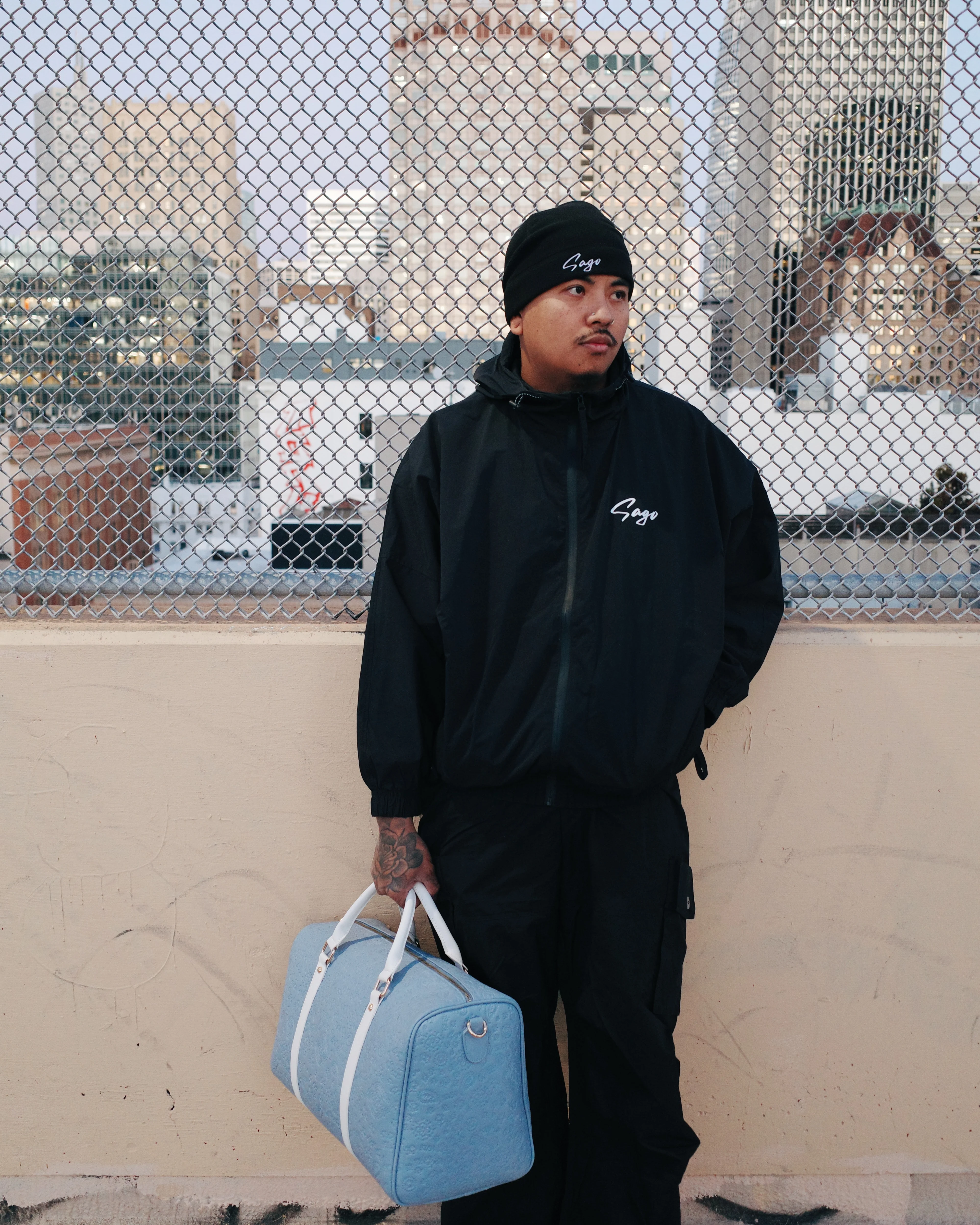 Wind breaker jacket (black) - Image 2