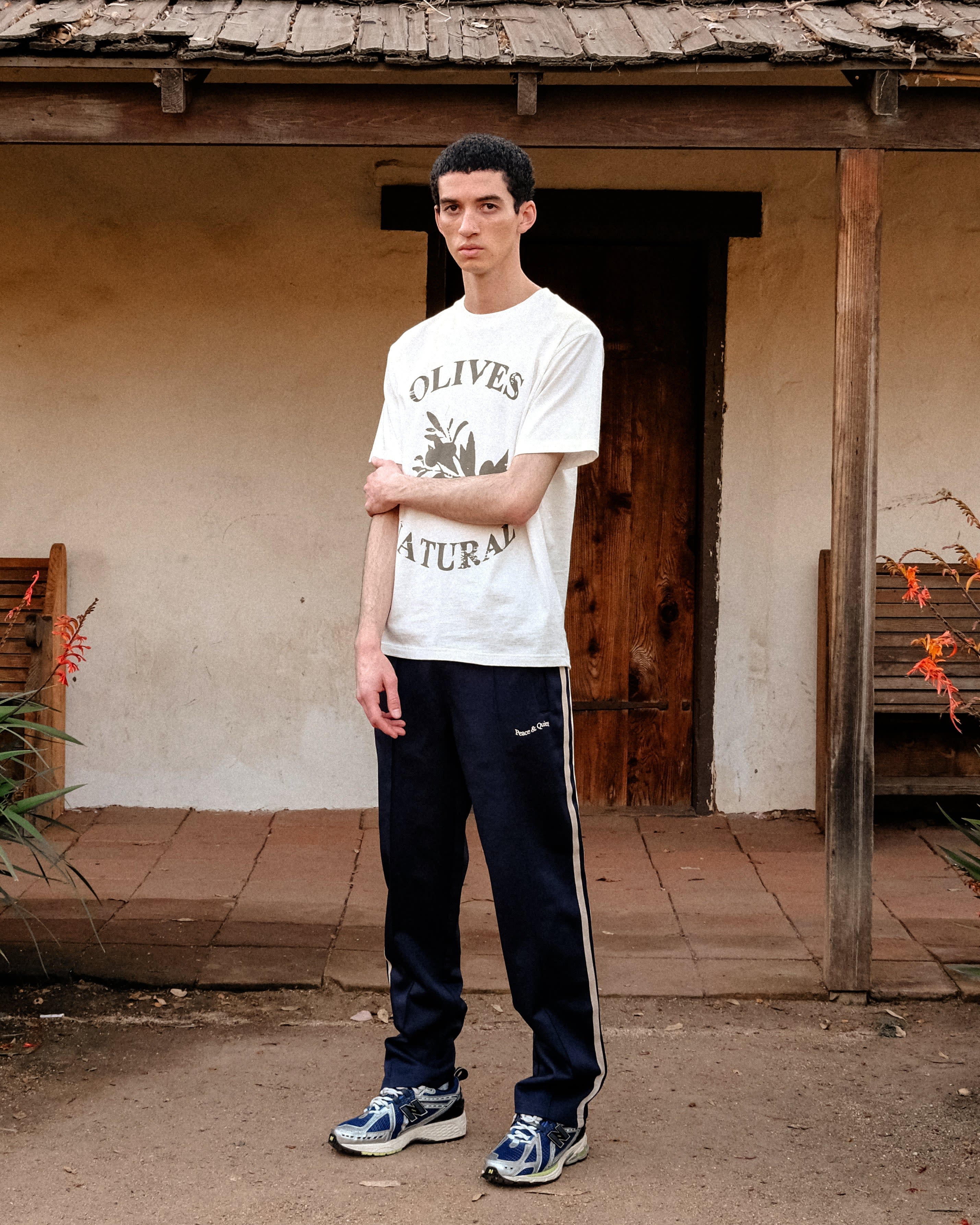 Wordmark Track Pants - Navy - Image 2