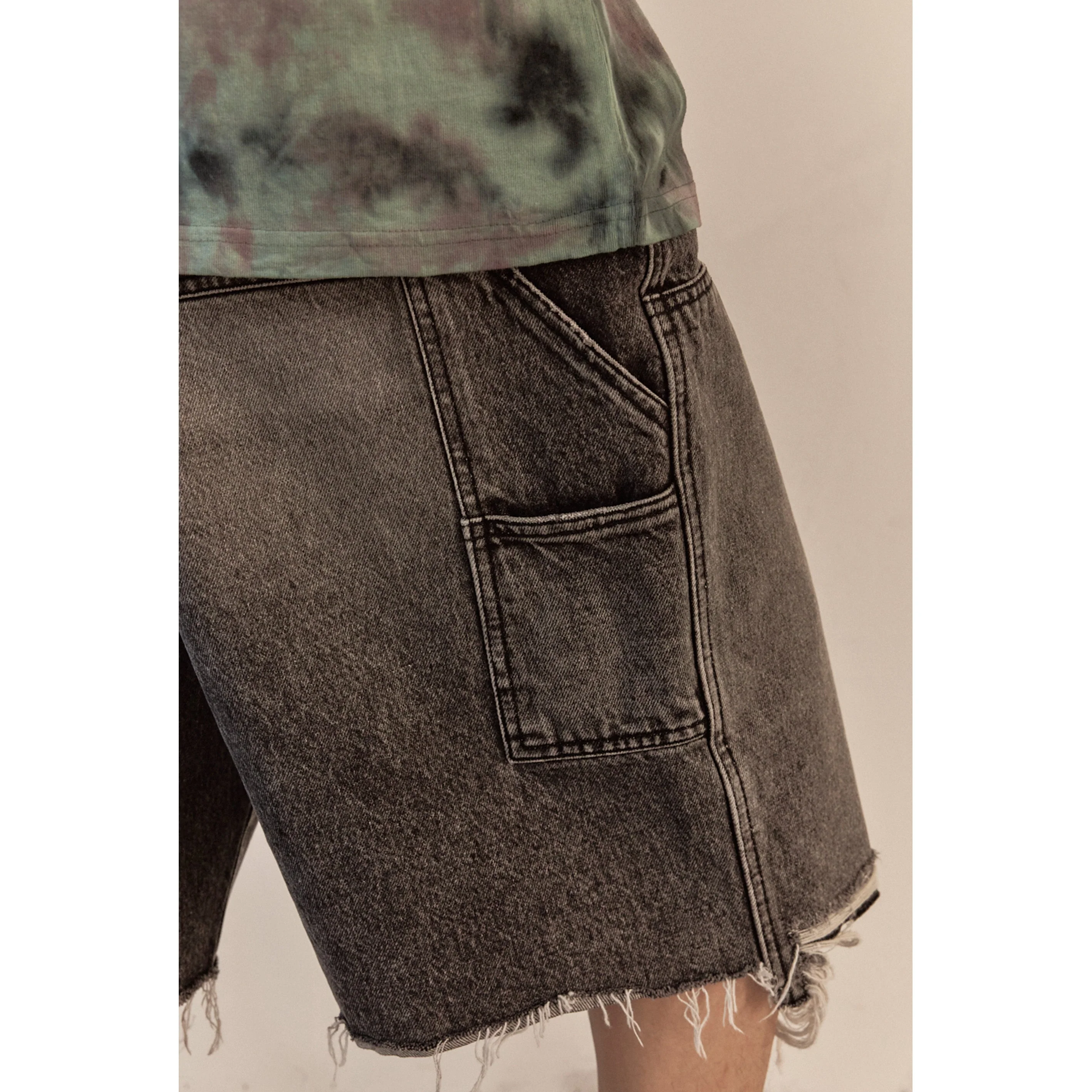 WORK HALF PANTS / BLACK - Image 33
