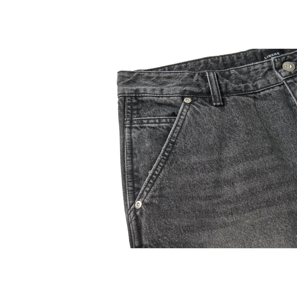 WORK HALF PANTS / BLACK - Image 48