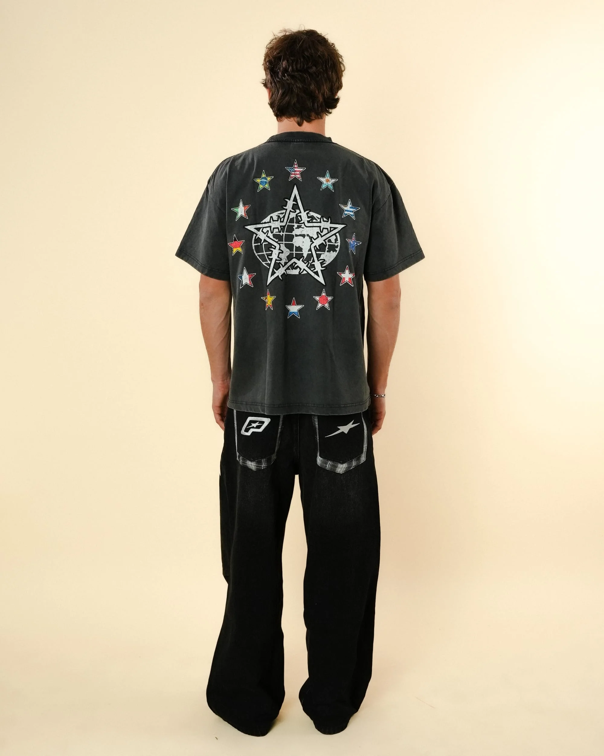 WORLD CUP TEE - WASHED BLACK - Image 4
